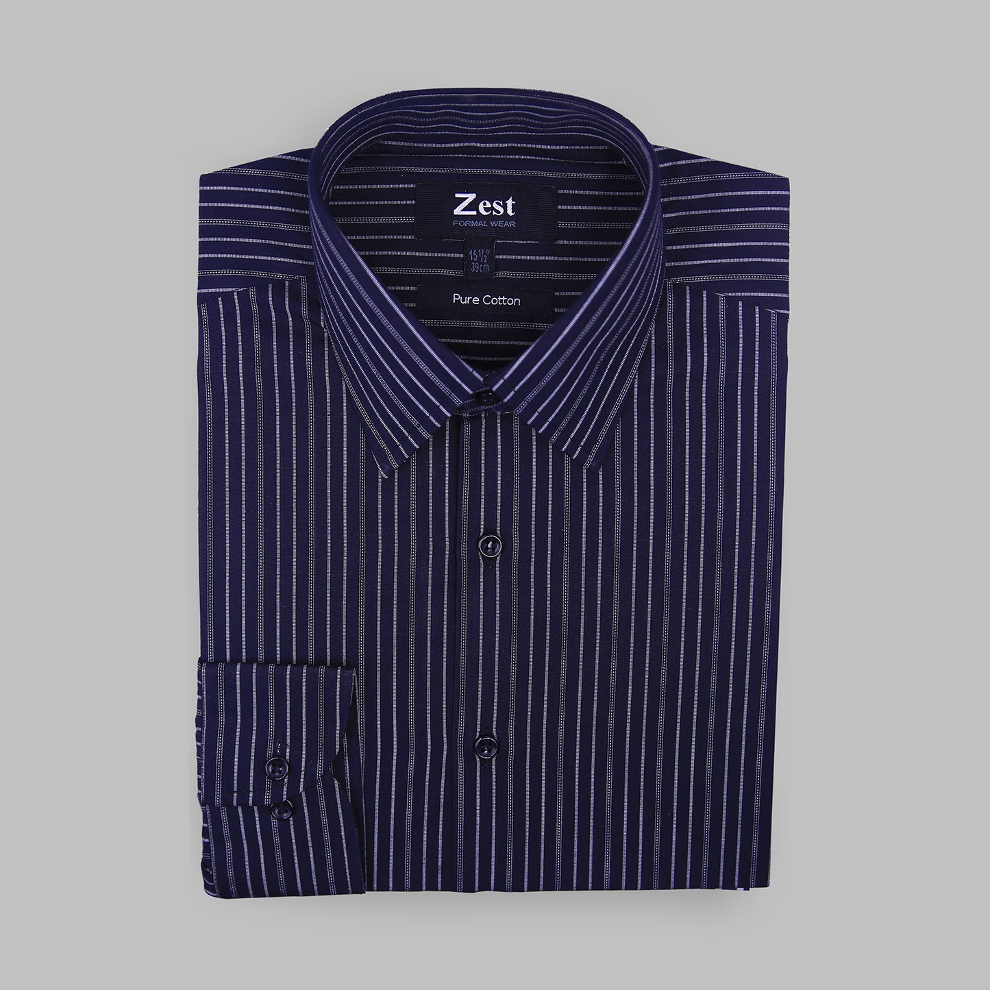 Black and Grey Stripe Shirt
